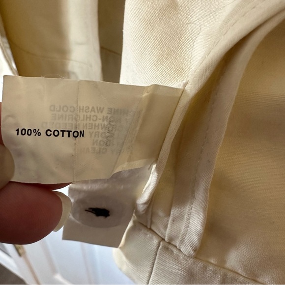 Gap Classic Cream Double Breasted Trench Coat | Size L - Picture 7 of 11